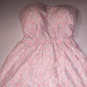 Off the shoulder flower dress